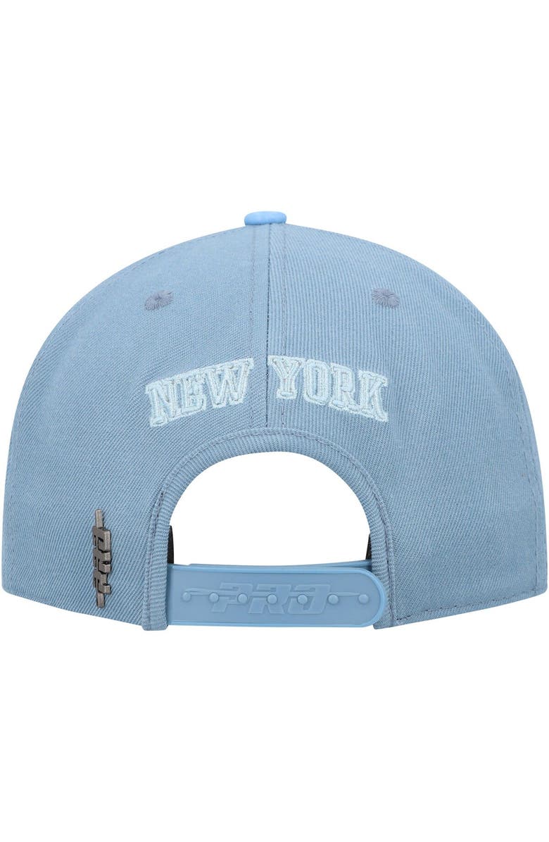 PRO STANDARD Men's Pro Standard Blue New York Knicks Tonal Snapback Hat, Alternate, color, 