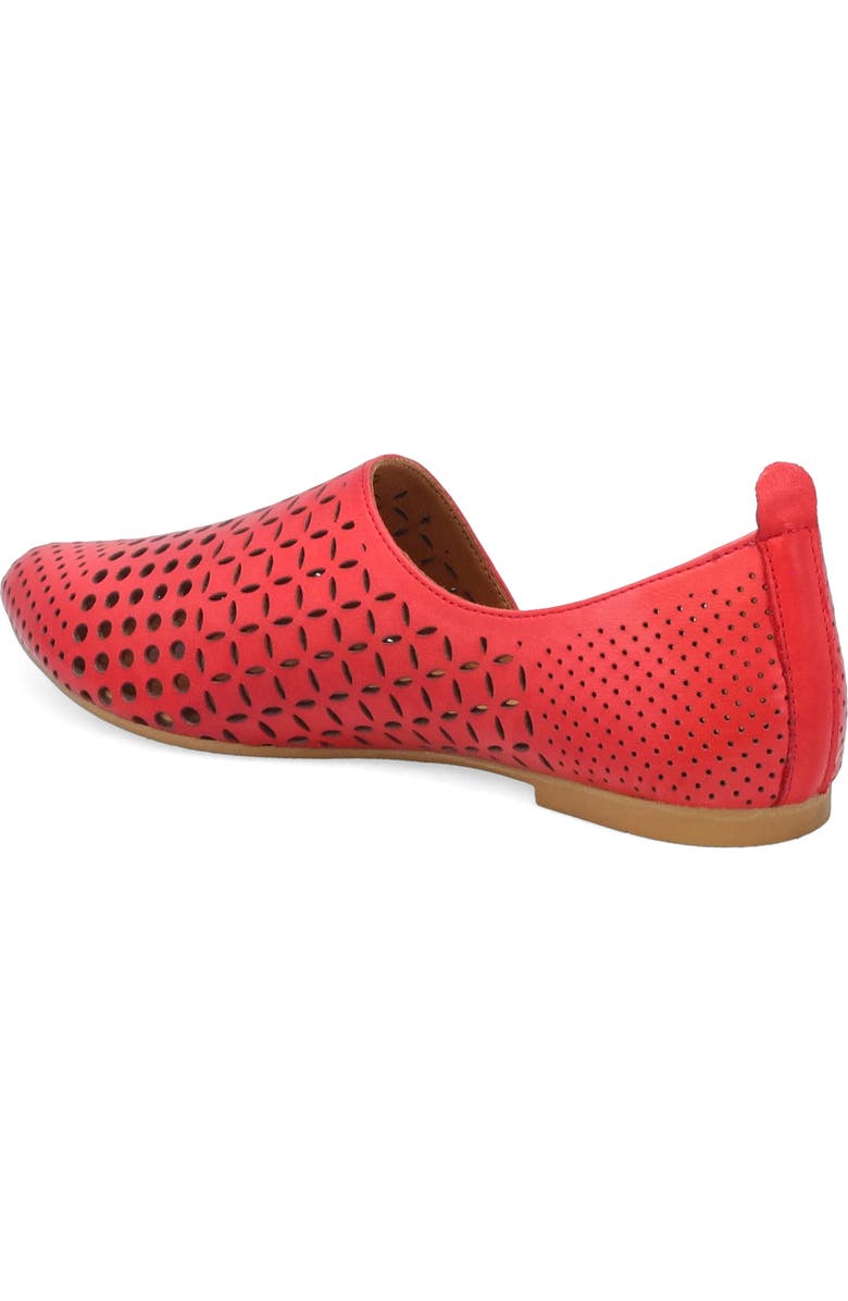 Miz Mooz Gwenna Half d'Orsay Flat, Alternate, color, Scarlet