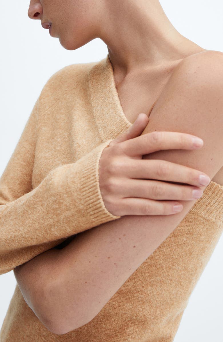 MANGO One-Shoulder Sweater, Alternate, color, 