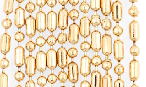 Nordstrom Multistrand Bead Chain Y-necklace In Gold