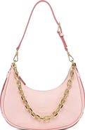 MCM Aren Crescent Hobo Bag in Maxi Monogram Leather