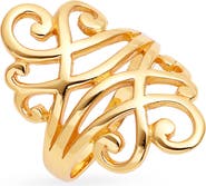 Kiara by Ki-ele Elaina Swirl Ring