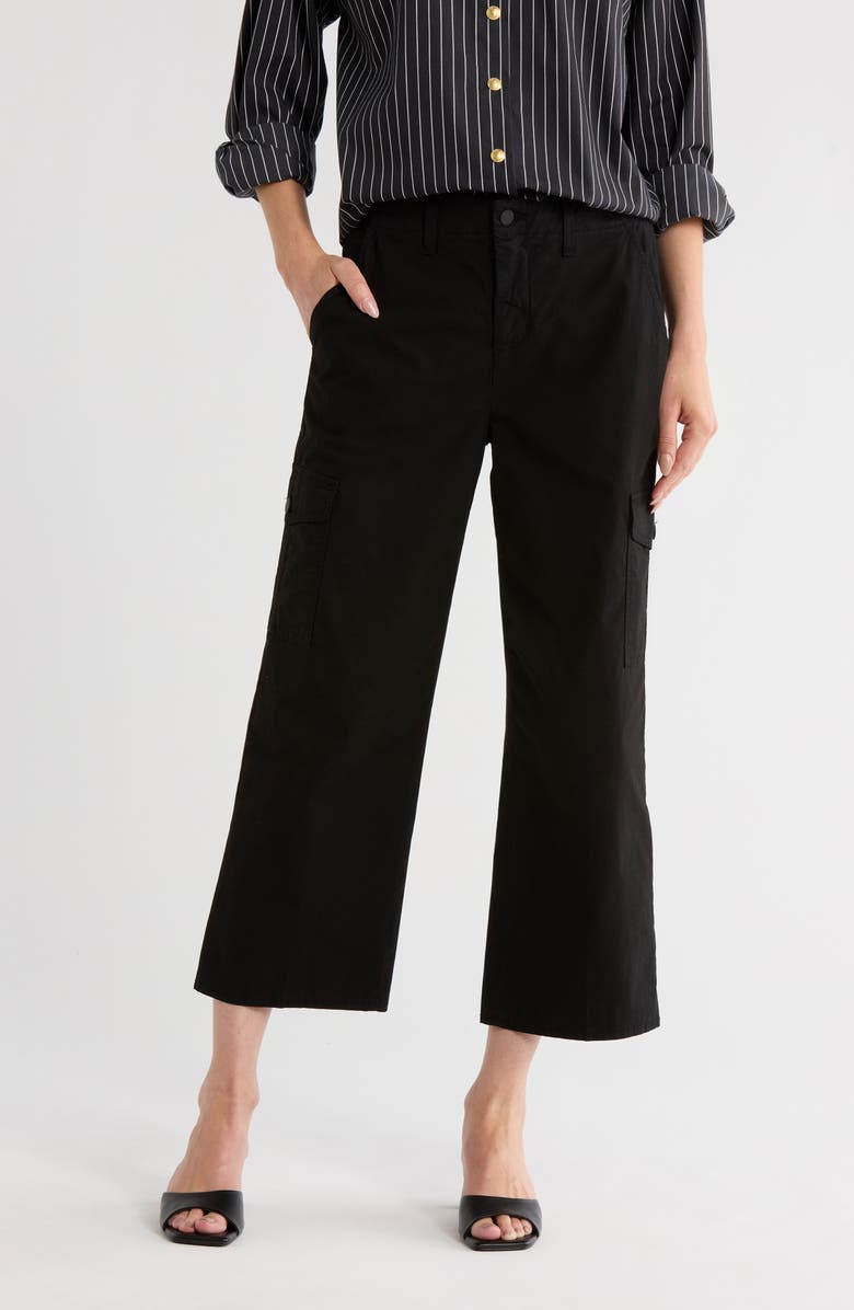 L'AGENCE Zoella High Waist Pants, Main, color, Black