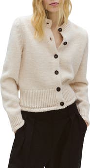MANGO Crewneck Cardigan
