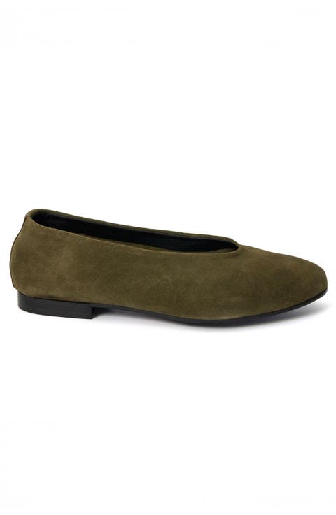 Lucrecia Suede Ballet Flat (Women)