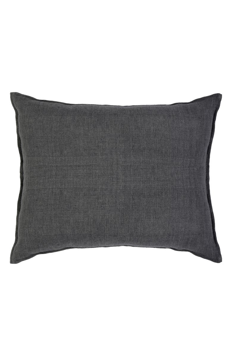 Pom Pom at Home Montauk Big Accent Pillow, Main, color, Charcoal