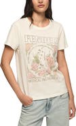 Lucky Brand Fender Floral Cotton Graphic T-Shirt
