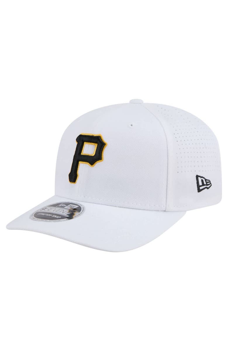 New Era Men's New Era White Pittsburgh Pirates COOLERA 9SEVENTY Adjustable Hat, Main, color, White