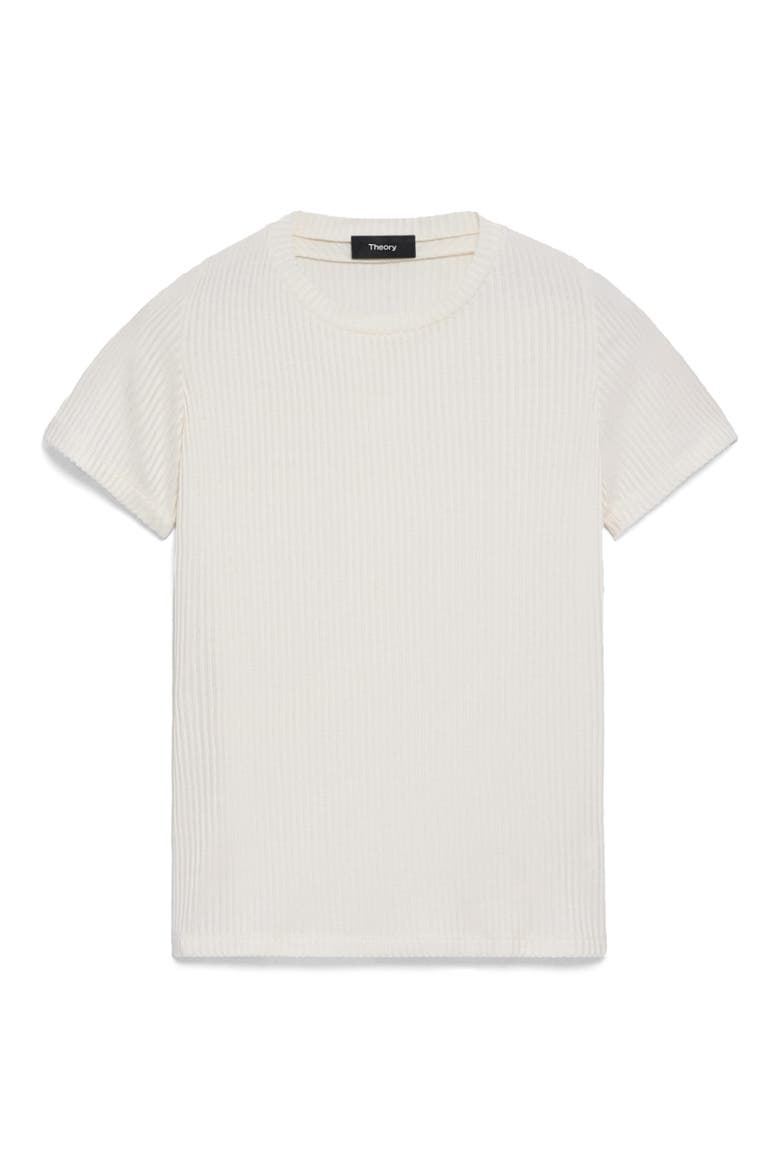 Shrunken Rib T-Shirt, Alternate, color, IVORY