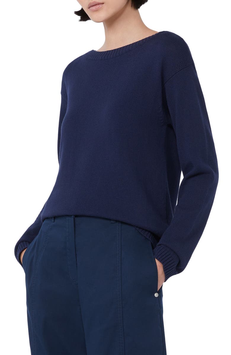 MM by Max Mara Albata Sweater, Alternate, color, Ultramarine