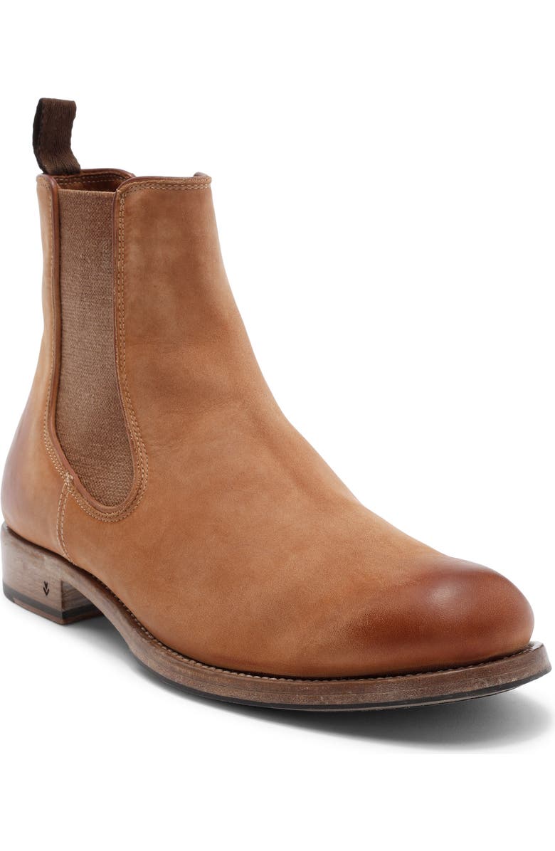 John Varvatos Rivington Chelsea Boot, Main, color, Brownstone