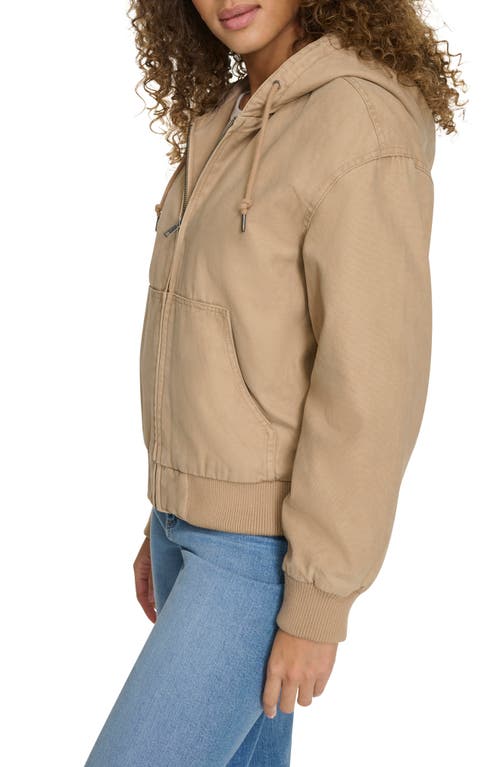 Levi's® Work Cotton Canvas Zip Jacket In Tan