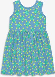 Primary Kids Tiered Tank Dress In Seasonal Prints