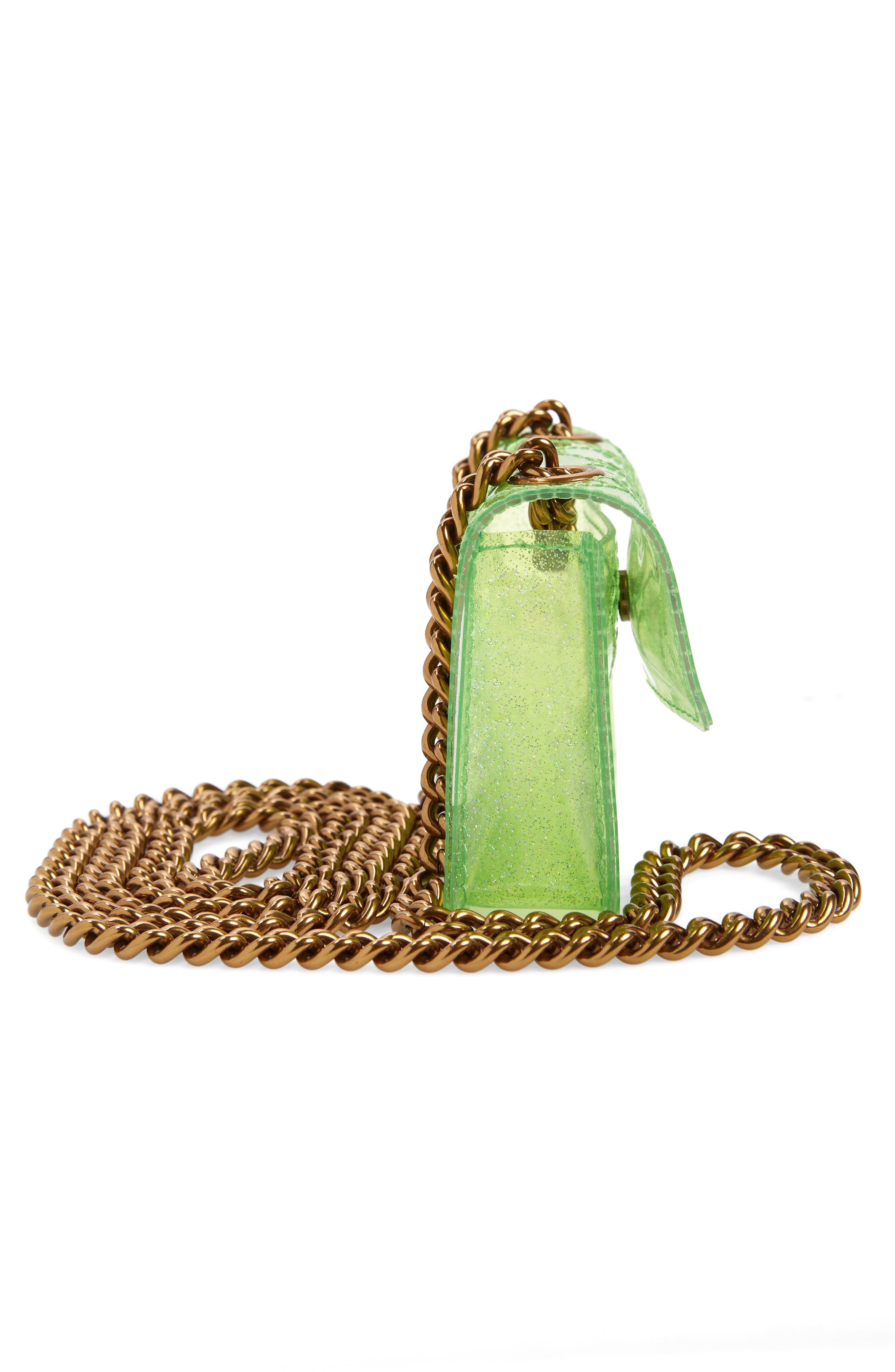 Kurt Geiger London Micro Kensington Vinyl Convertible Crossbody Bag, Alternate, color, 