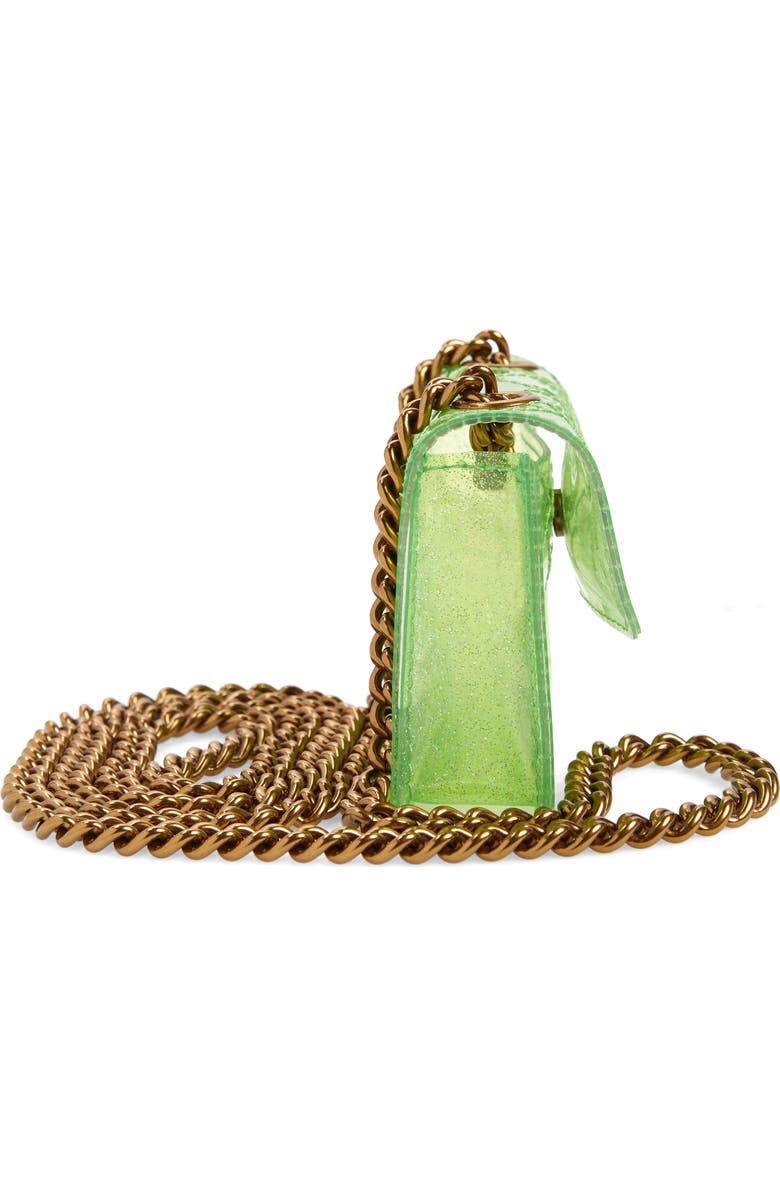 Kurt Geiger London Micro Kensington Vinyl Convertible Crossbody Bag, Alternate, color,