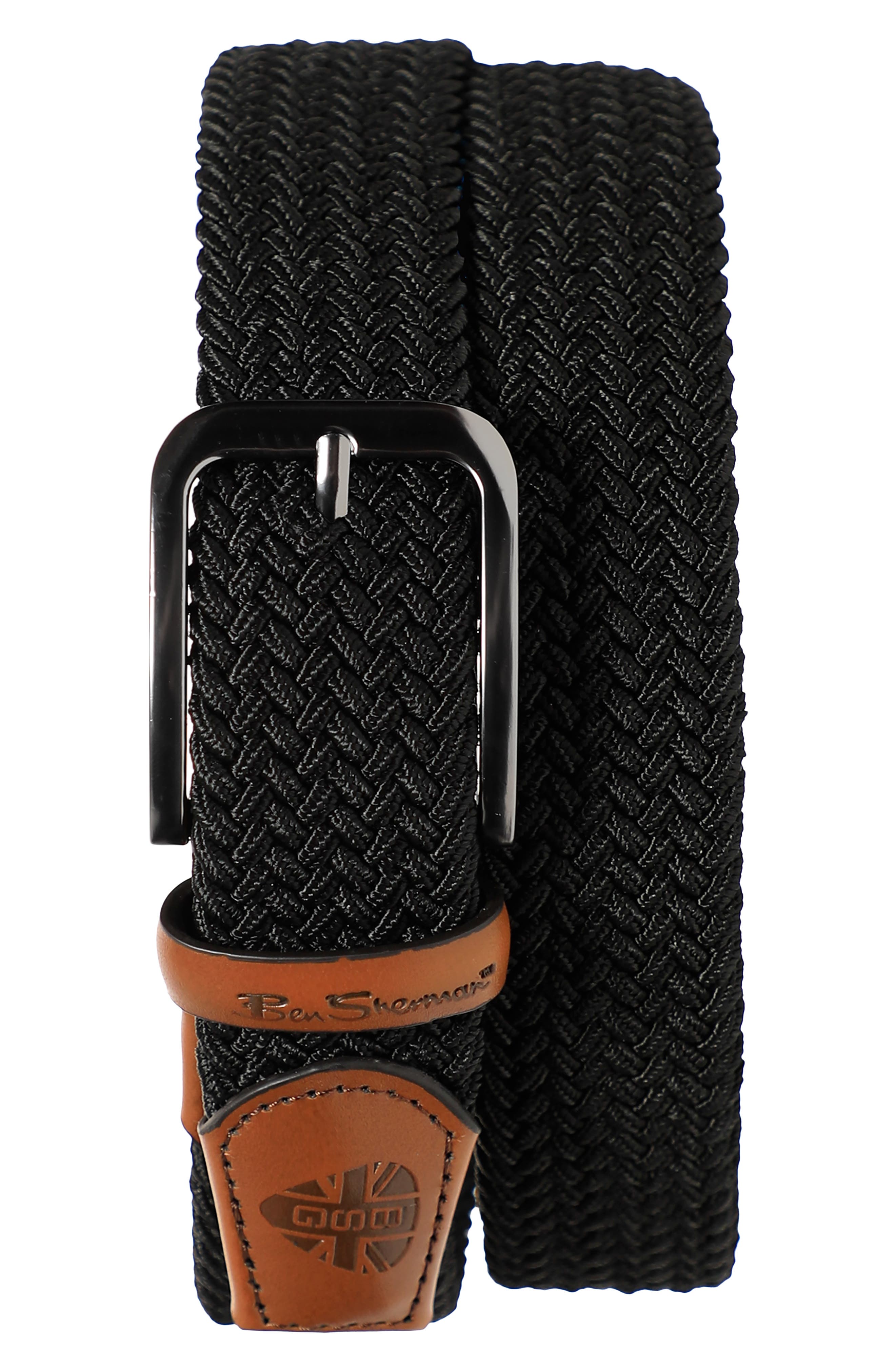 Golf Braided Leather Belt