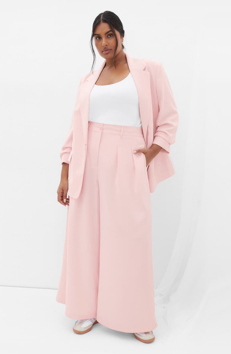City Chic Abbie Wide Leg Pants, Alternate, color, Heavenly Pink