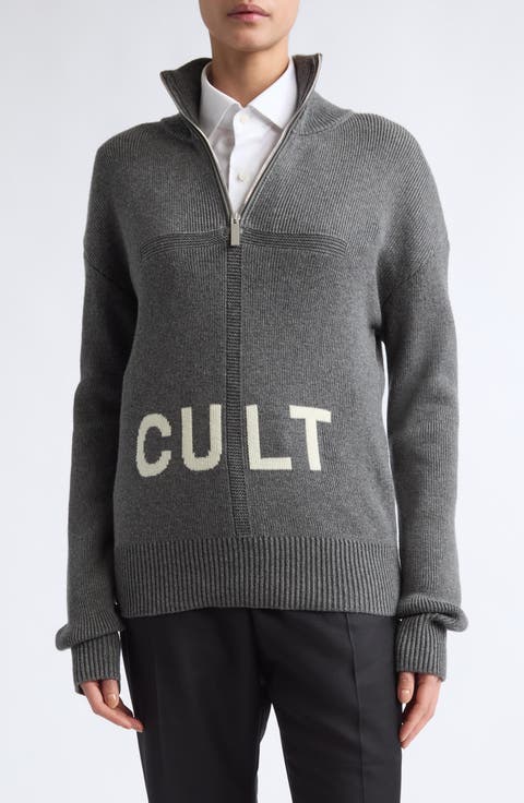 Cult Wool Quarter Zip Pullover