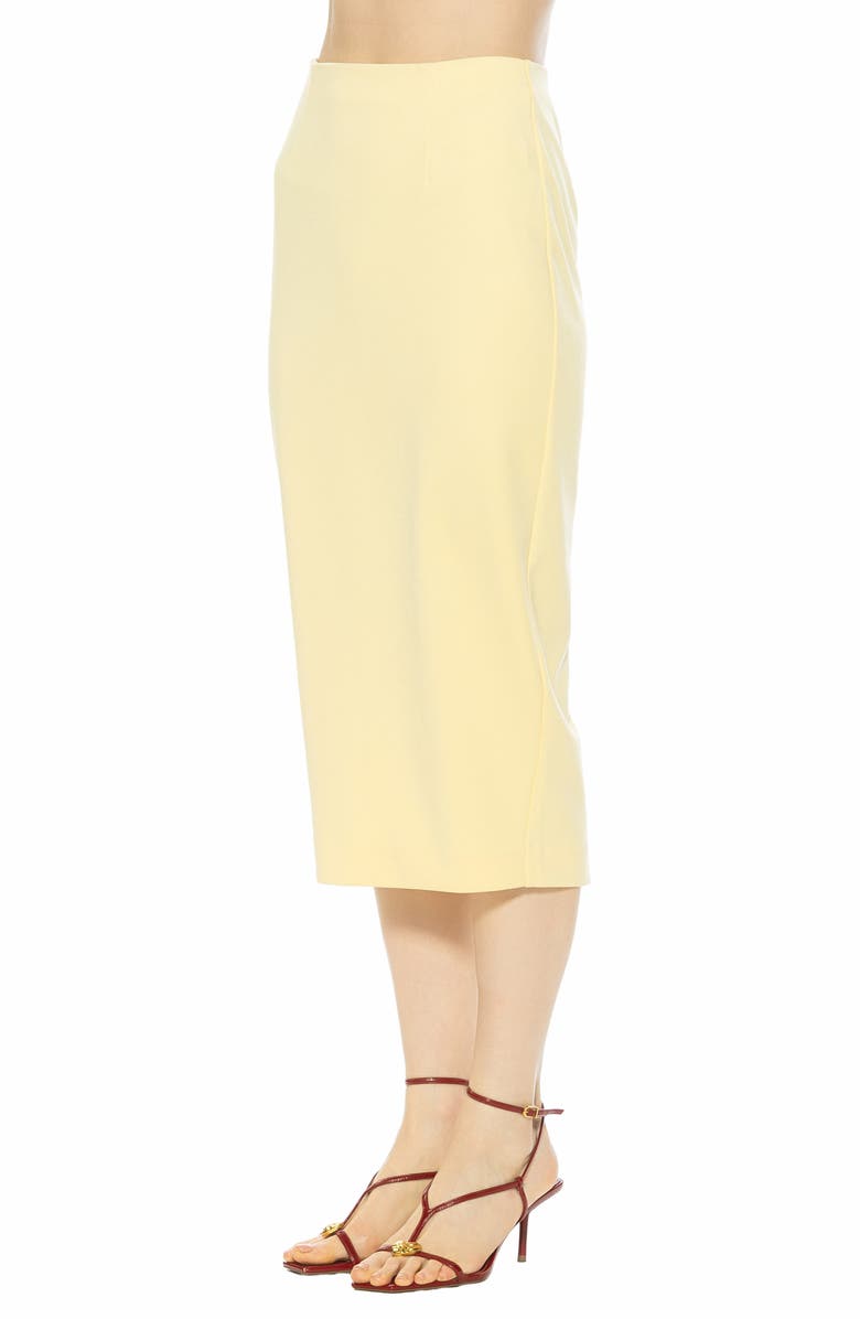 Alexia Admor Jacki Pencil Midi Skirt, Alternate, color, Yellow