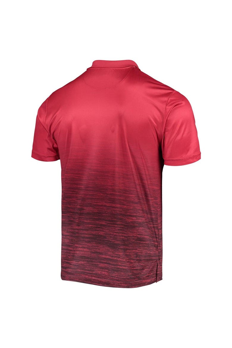 Men's Colosseum Crimson Washington State Cougars Marshall Polo, Alternate, color, Crimson