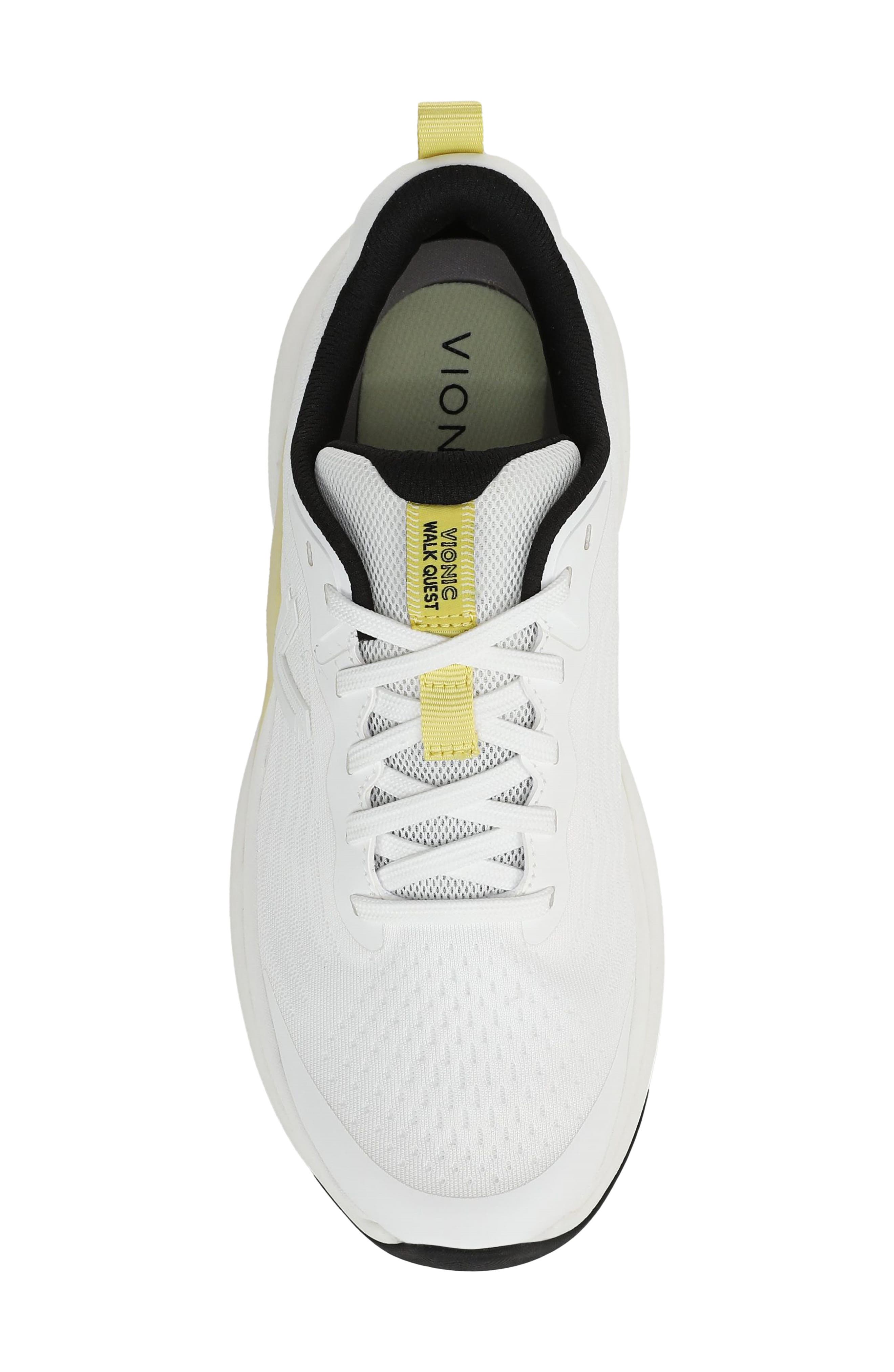 Walk Quest Sneaker, Alternate, color, WHITE/ BLACK