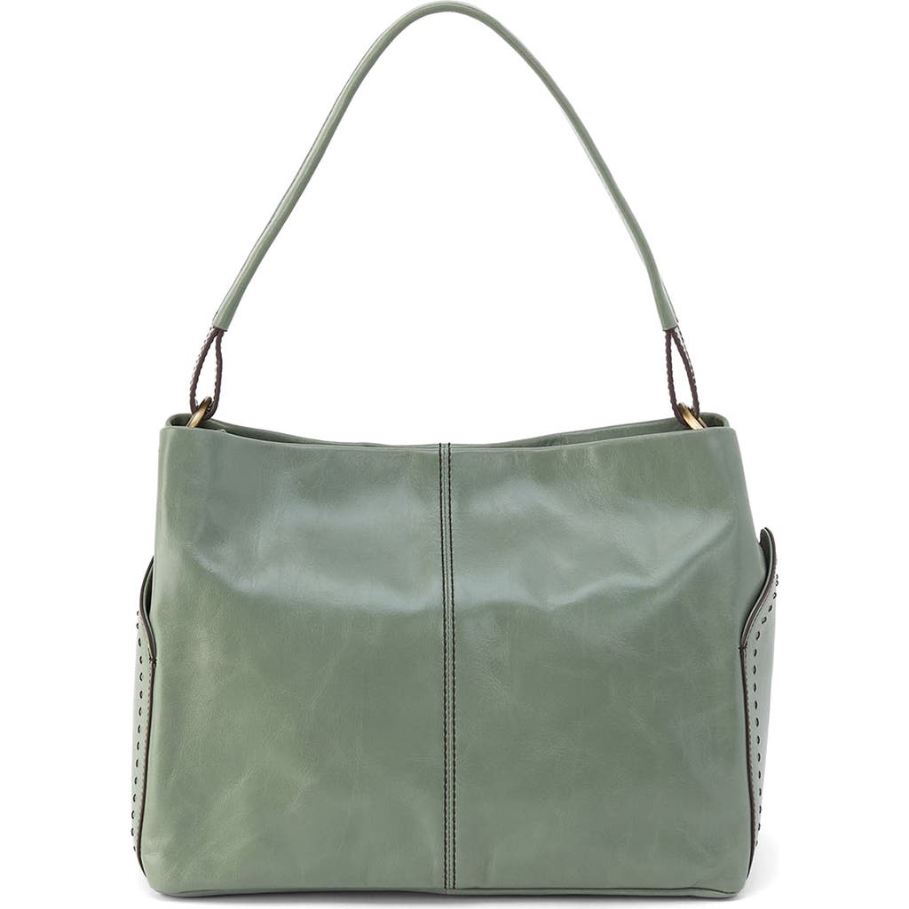 Hobo Seneca Leather Shoulder Bag In Jade