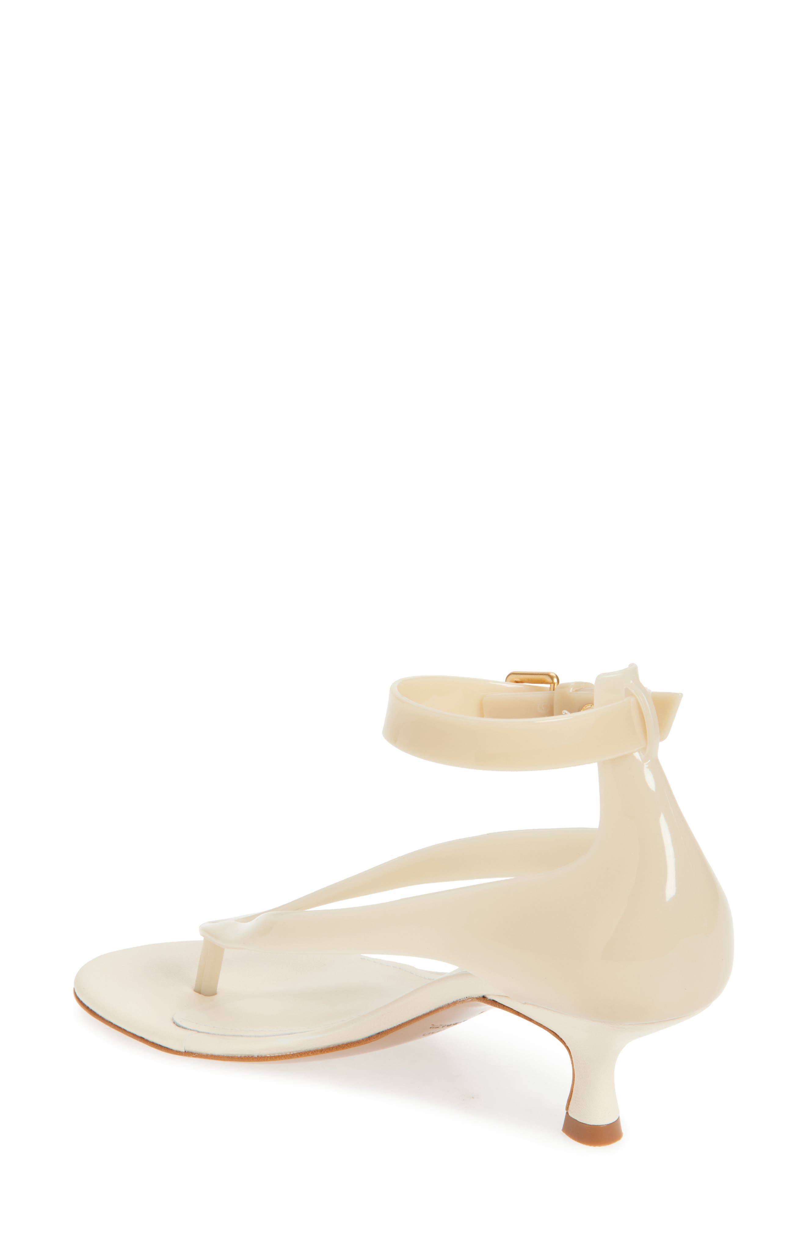 FARM Rio Jelly Kitten Heel Sandal, Alternate, color, Ivory