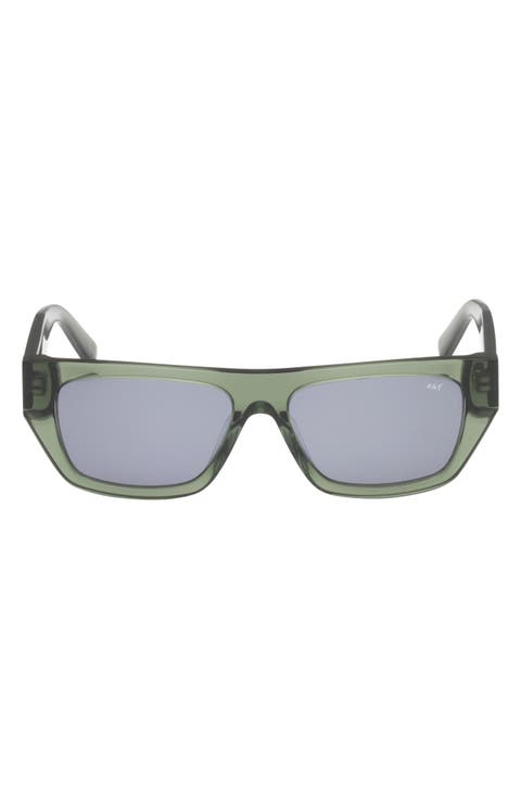 Small 48mm Rectangular Sunglasses