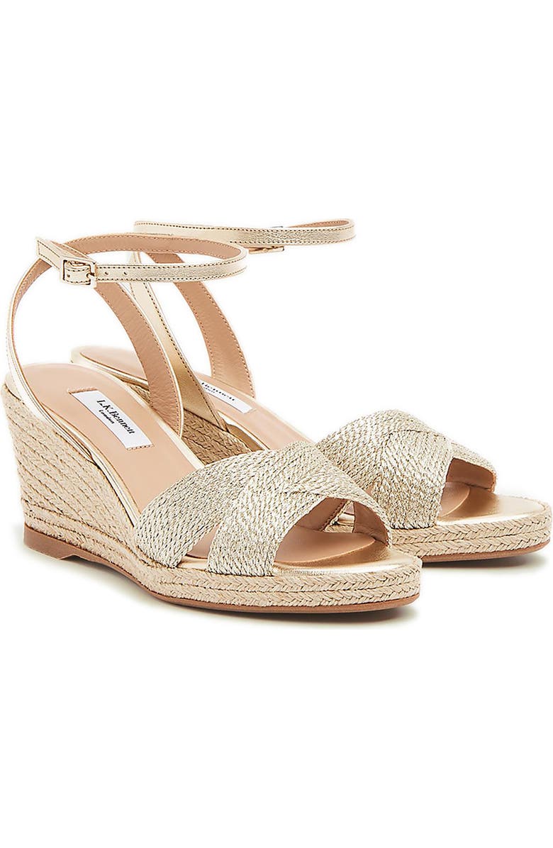 LK Bennett Santana Wedge Sandal, Main, color,