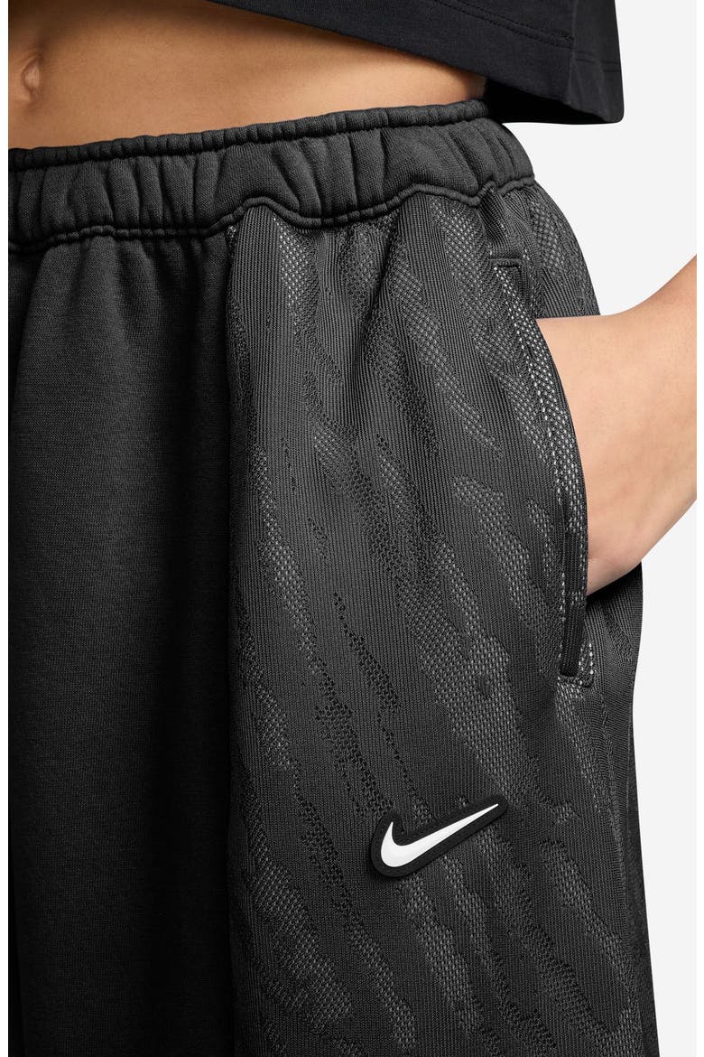 Kids' Sportswear Fleece Pants, Alternate, color, 010 BLACK/WHITE