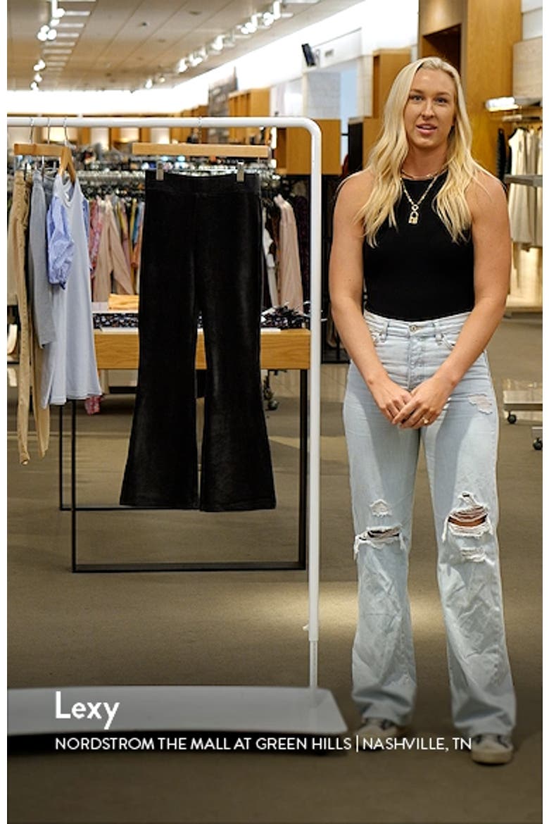 Kids' Pull-On Rib Flare Pants video