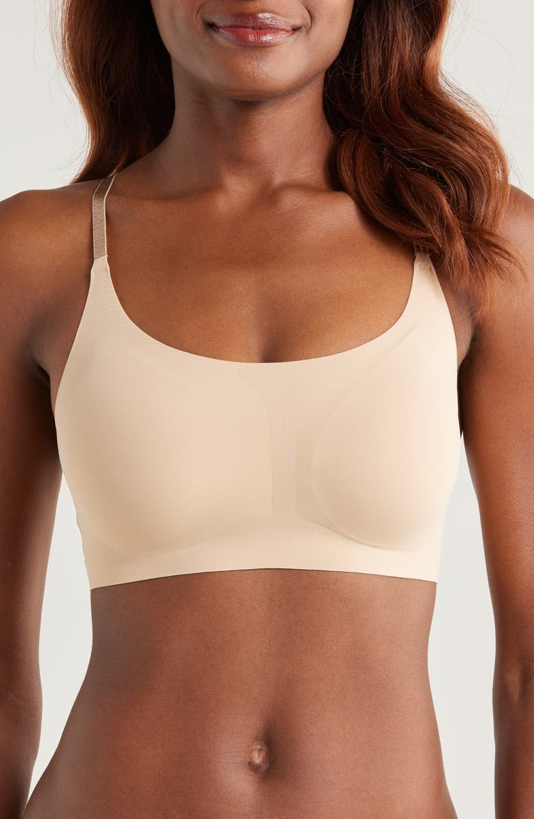 True & Co True Body Boost Bralette, Main, color, Desert