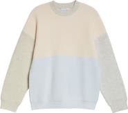 Waste Yarn Project Odd Colorblock Wool Blend Sweater