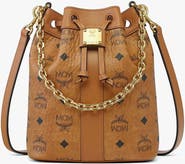 MCM Dessau Drawstring Bag in Visetos