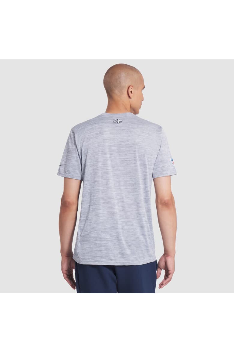Men's Nike Silver New England Patriots 2025 Rivalries Collection Sideline Velocity Dri-FIT T-Shirt, Alternate, color, Silver