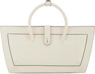 behno Frida Leather Baguette Top Handle Bag