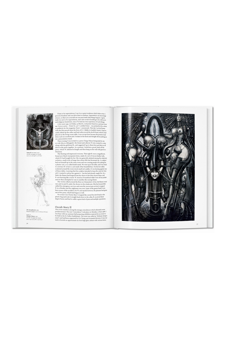 Giger Book, Alternate, color, White