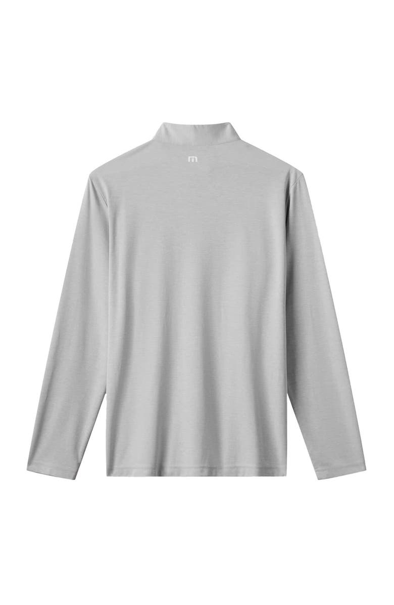 TravisMathew Men's TravisMathew Gray Baltimore Orioles Time to Tailgate Tri-Blend Quarter-Zip Pullover, Alternate, color, Gray