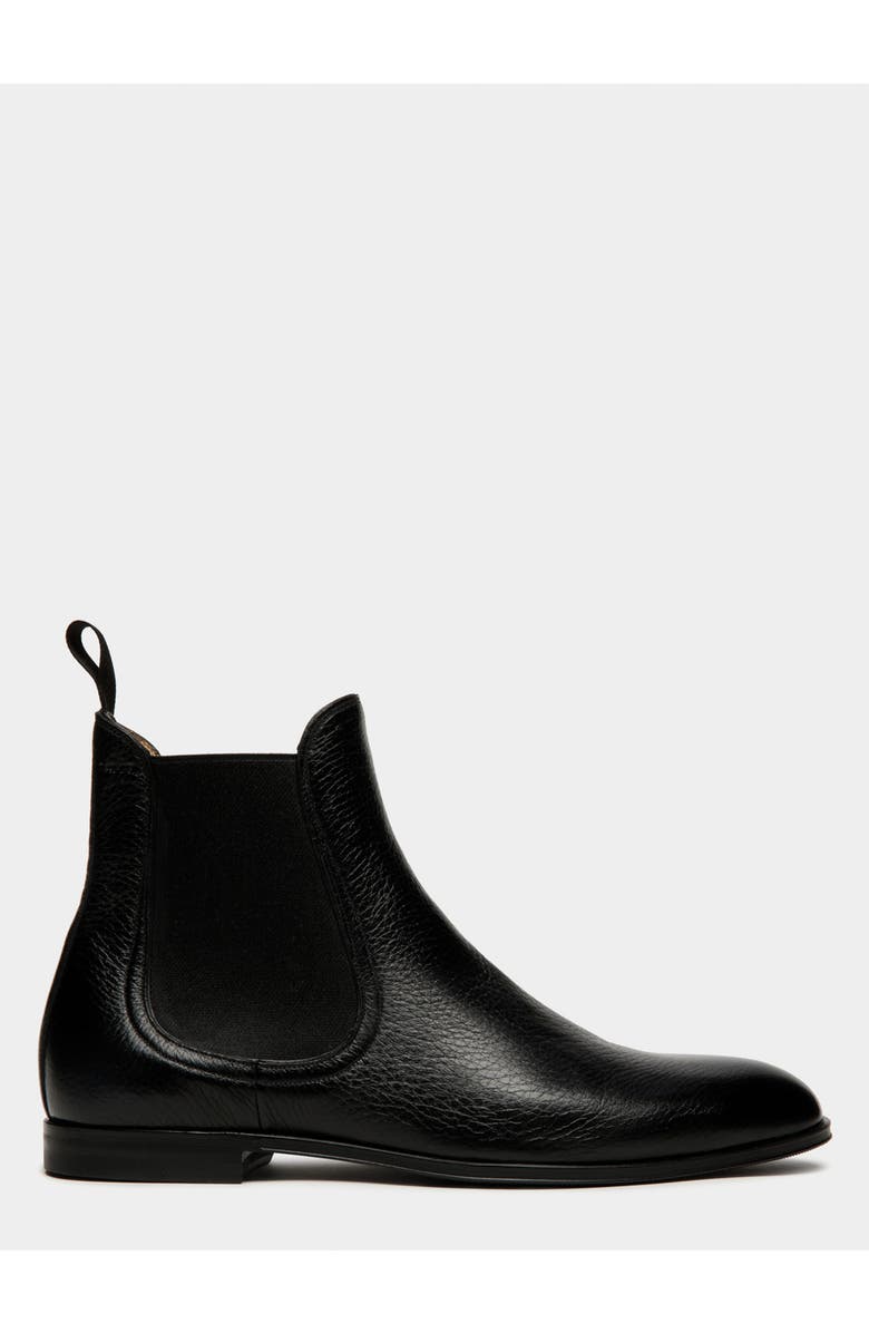 Bally Westminster Bootie In Deer Leather, Main, color, Black