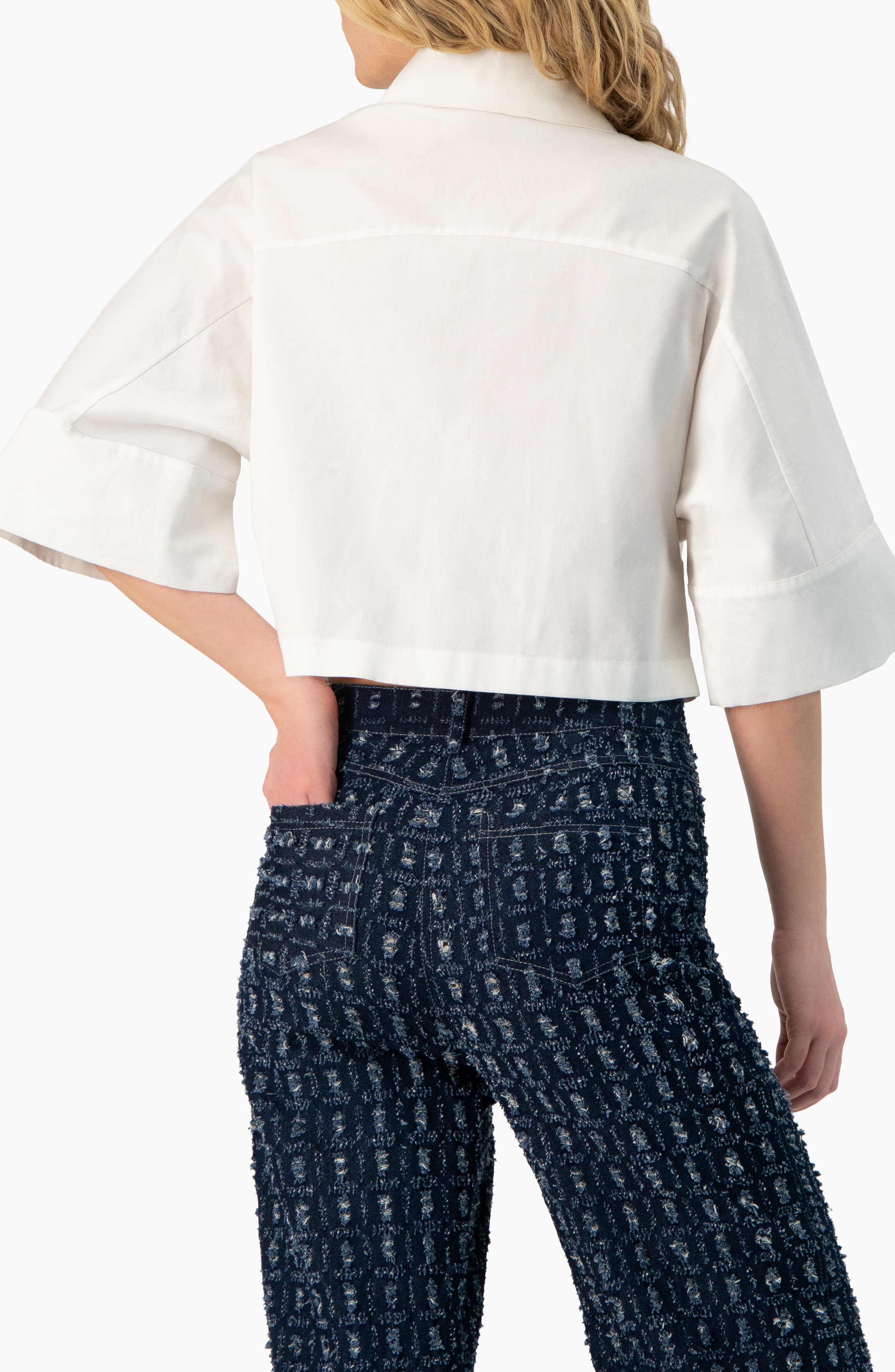 Dolman Sleeve Wide Shirt - image 2