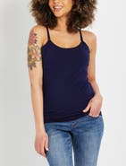 MOTHERHOOD MATERNITY Plus Clip Down Nursing Tank Top Cami