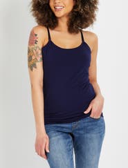 MOTHERHOOD MATERNITY Plus Clip Down Nursing Tank Top Cami