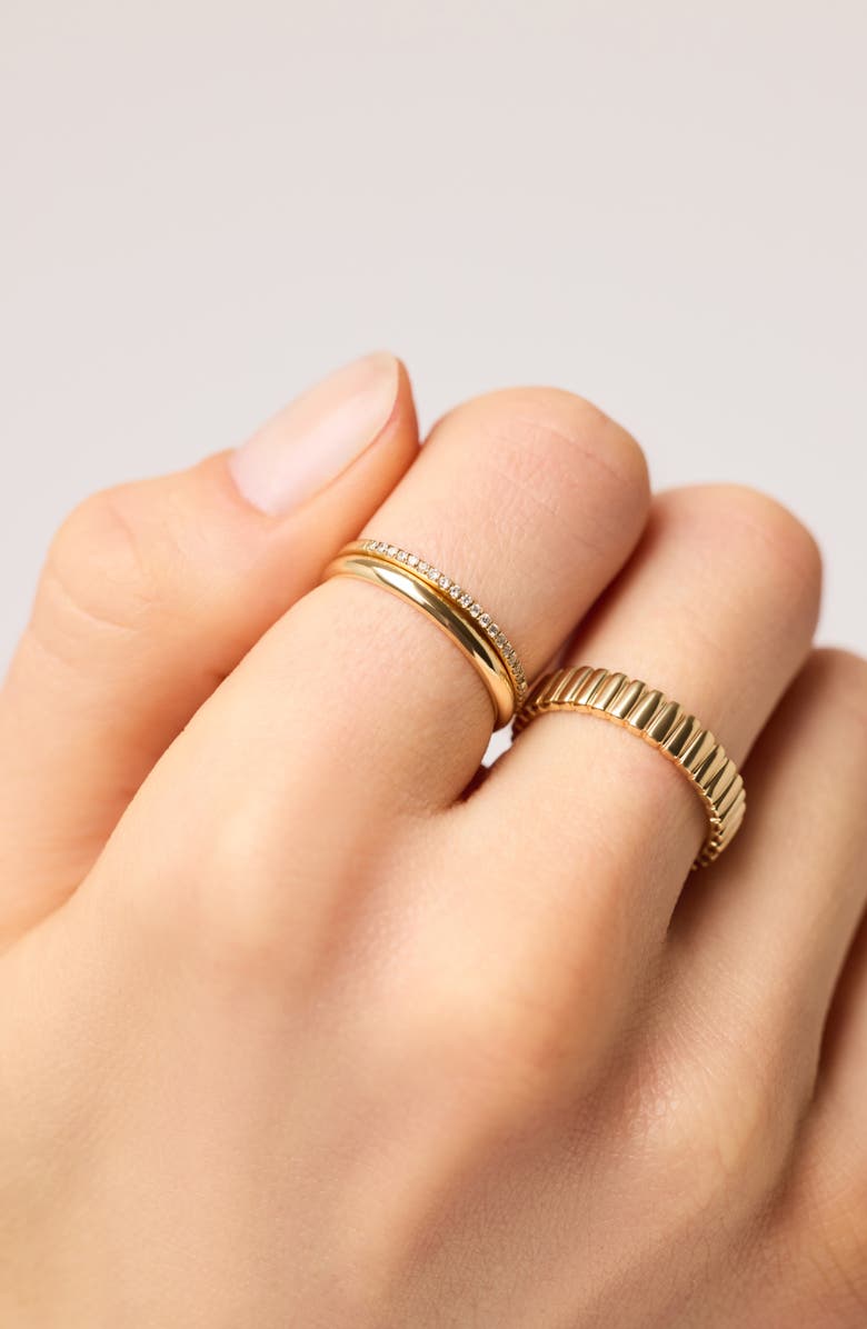 Ana Luisa Gold Band Ring - Slim Band Ring, Alternate, color, Gold