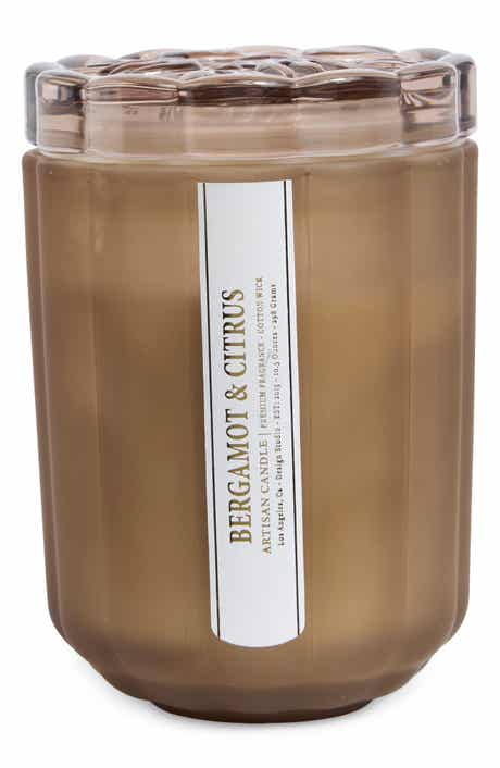 Bergamot & Citrus Scallop Candle