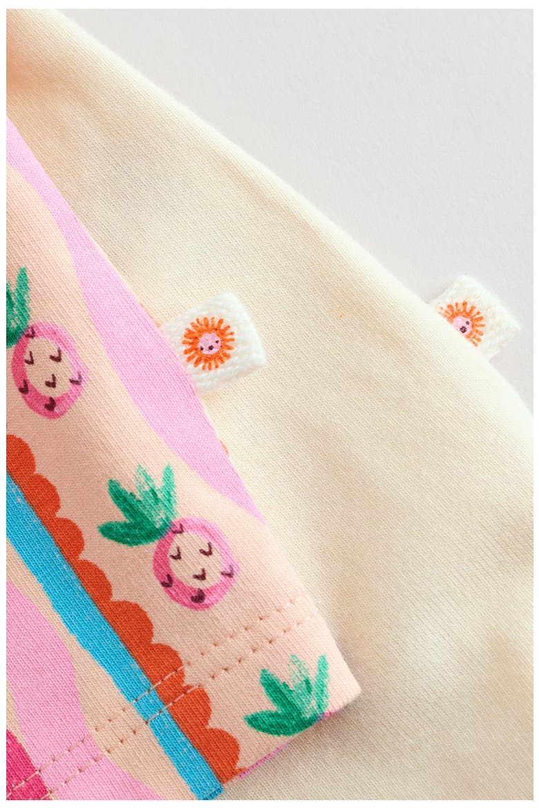 Embroidered Tropical Shirt & Shorts Set, Alternate, color, NEUTRAL
