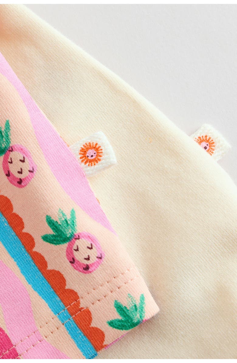 NEXT Embroidered Tropical Shirt & Shorts Set, Alternate, color, Neutral