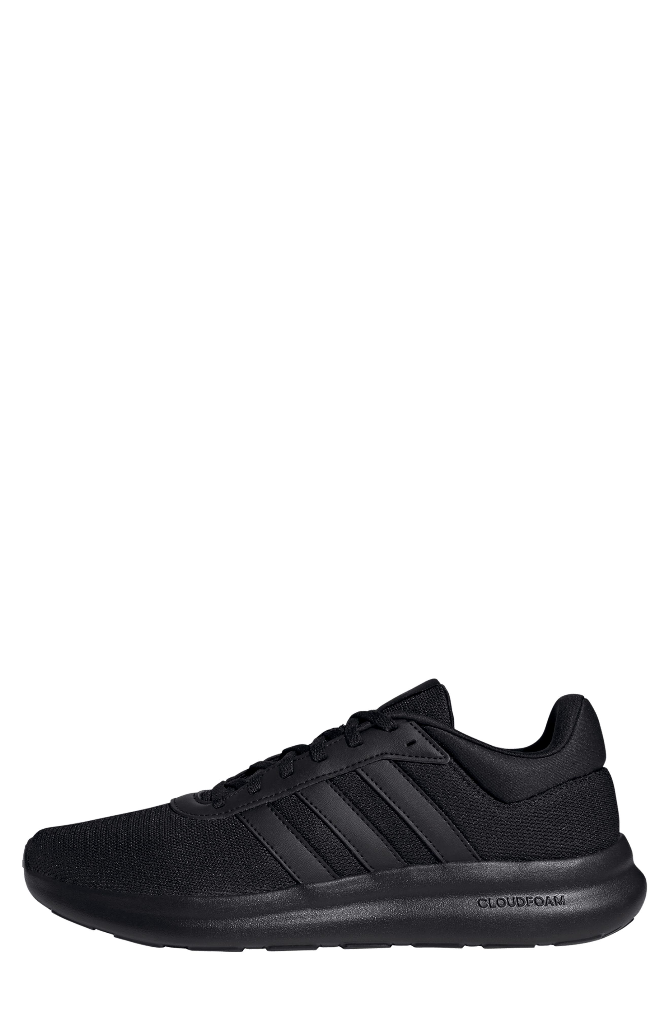 Lite Racer 4.0 Sneaker, Alternate, color, BLACK/ BLACK/ GREY