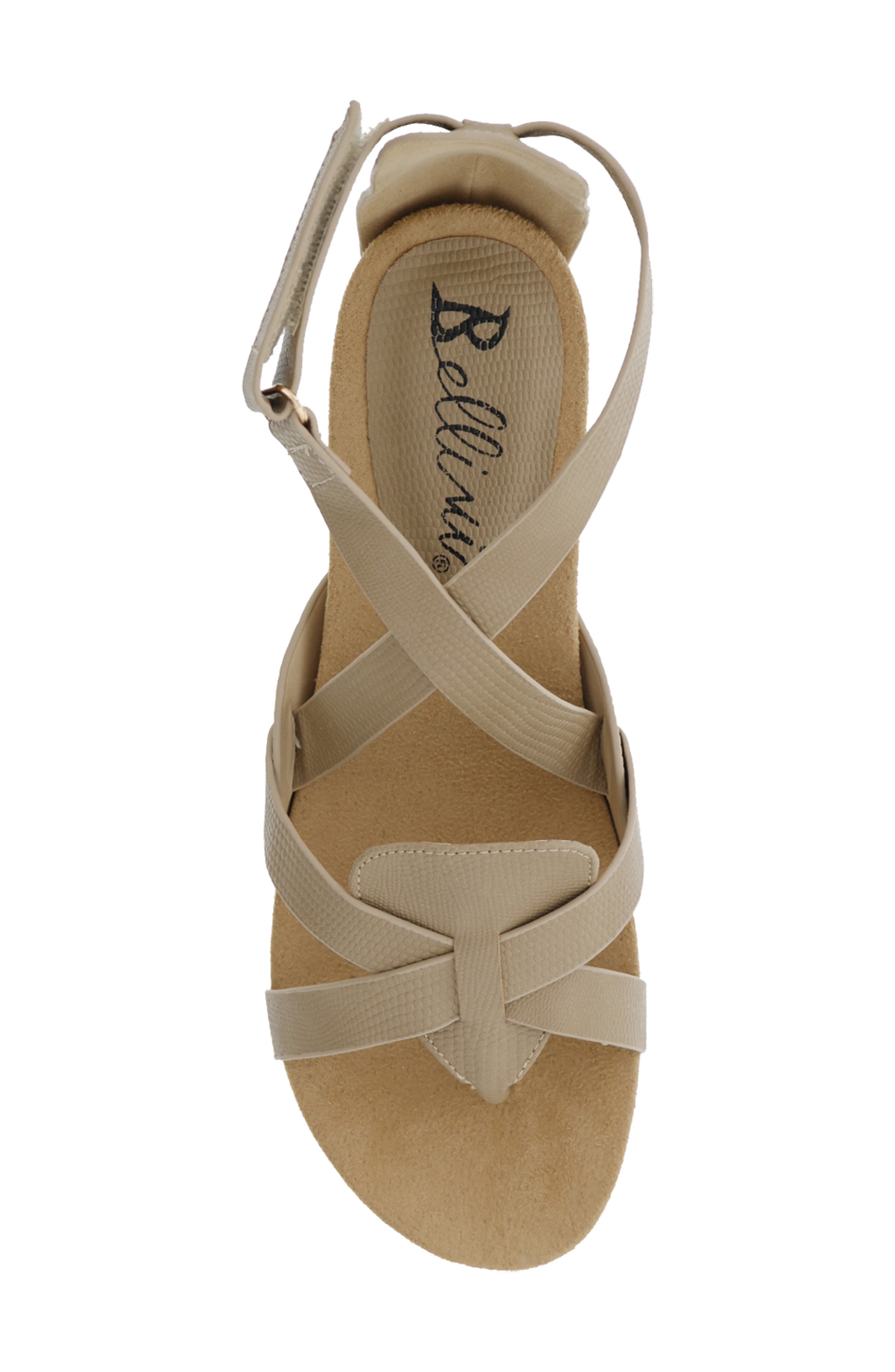 Nobu Strappy Flat Sandal, Alternate, color, KHAKI