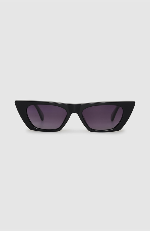 Anine Bing Pierre Pointed-frame Sunglasses In Brown