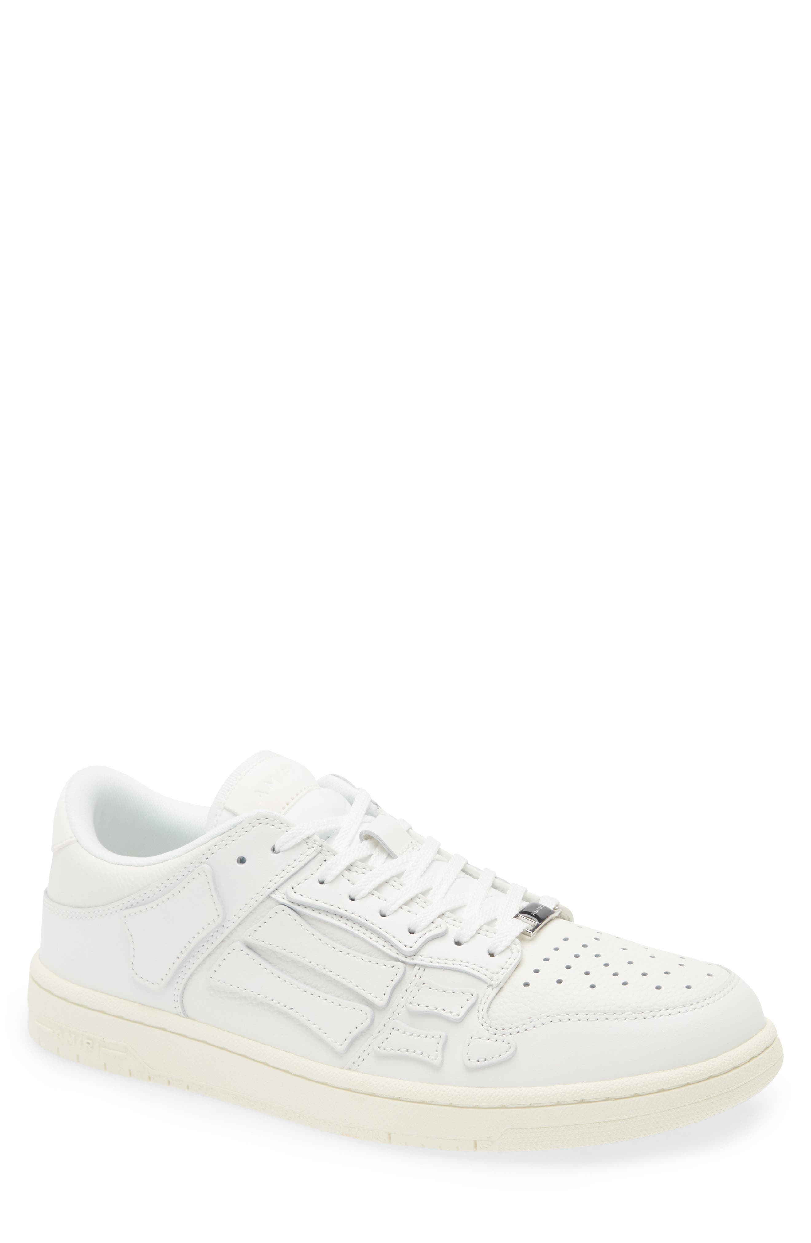 AMIRI Skeleton Low Top Sneaker, Main, color, White/ White/ Vintage
